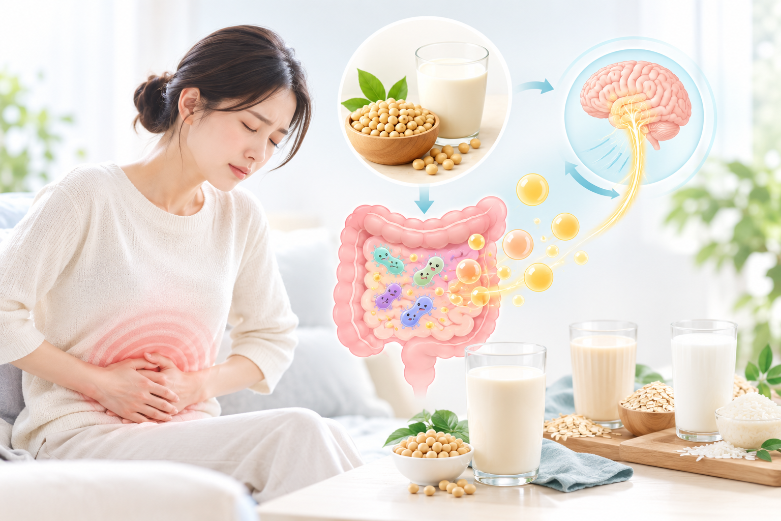 아침마다 마신 두유가 복통과 설사의 주범? 사상체질로 푸는 예민한 장