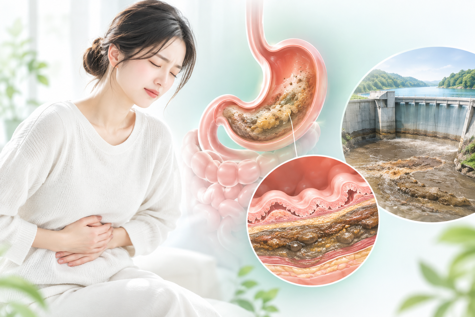 명치 끝이 꽉 막힌 답답함, 사상체질로 푸는 위장 속 '굳은 댐'과 맞춤 식단